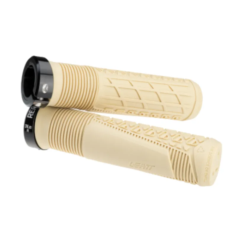 Preț promoțional Mansoane pentru bicicleta LEATT Grips ReaFlex 6.0 Regular Ø31mm Peanut